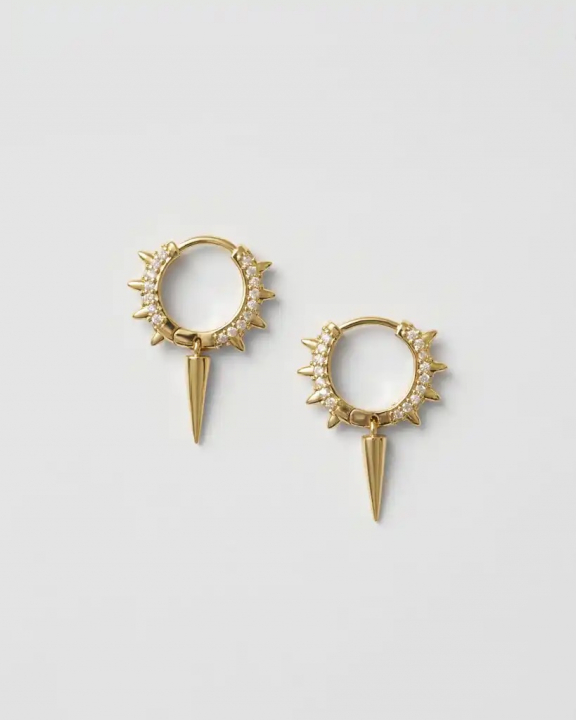  i gruppen Øredobber / Gulløredobber hos SCANDINAVIAN JEWELRY DESIGN (SW-MSHM-G-V)