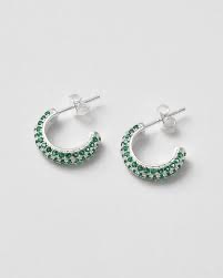  i gruppen Øredobber / Sølvøredobber hos SCANDINAVIAN JEWELRY DESIGN (SW-OHM-S-GR)