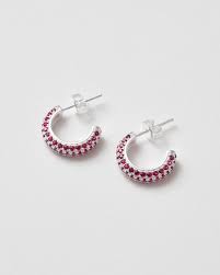  i gruppen Øredobber / Sølvøredobber hos SCANDINAVIAN JEWELRY DESIGN (SW-OHM-S-R)