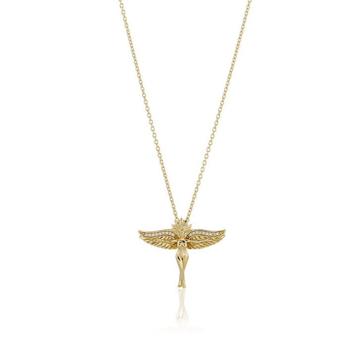 Goddess of love Necklace Gold i gruppen Halskjede / Gullkjede hos SCANDINAVIAN JEWELRY DESIGN (gp148)