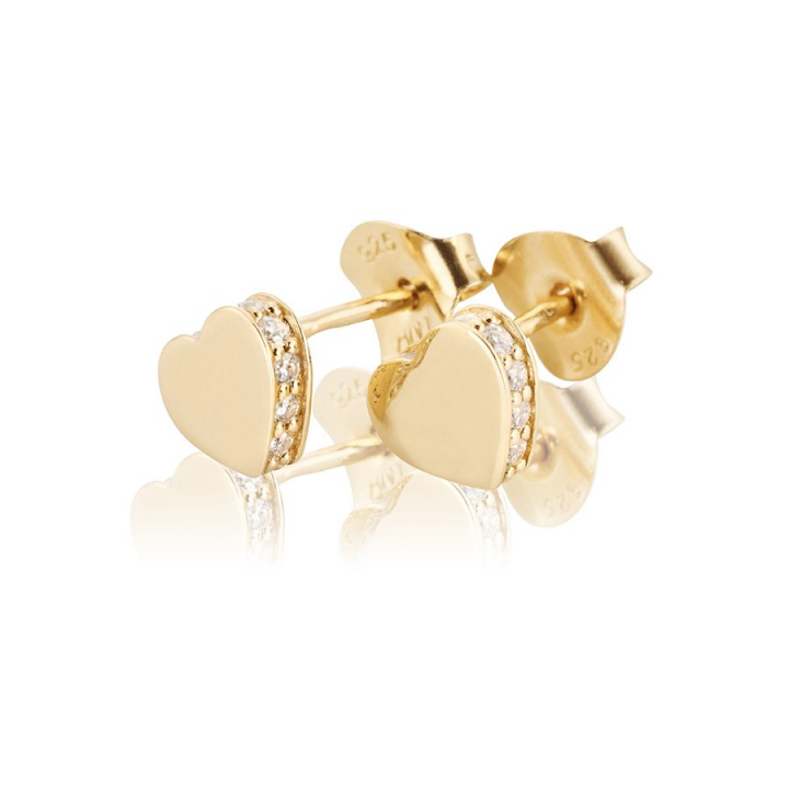 You Earrings Gold i gruppen Øredobber / Gulløredobber hos SCANDINAVIAN JEWELRY DESIGN (gp32)
