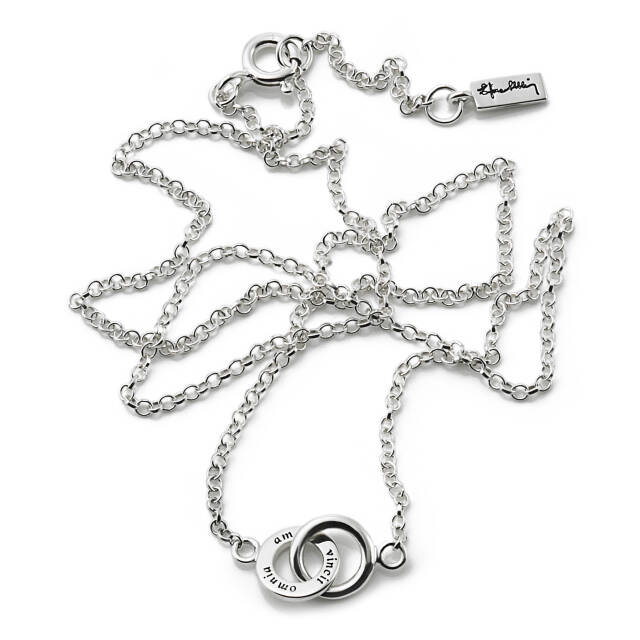 Mini Twosome Halskjede Sølv 42-45 cm