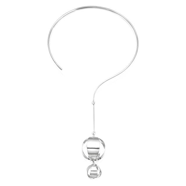 Balloons Collar Halskjede Sølv