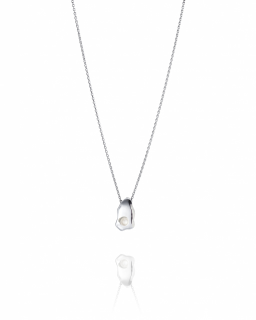 Oyster Halskjede Sølv
