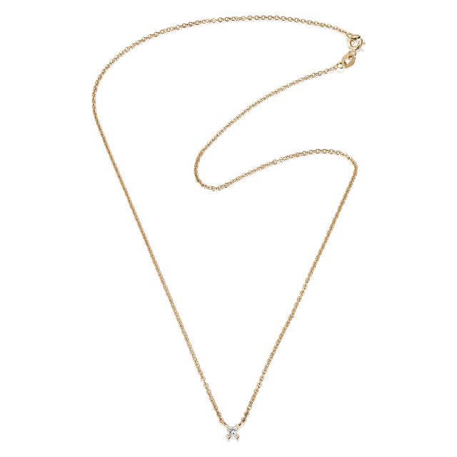 Dolce Hvite Princess Halskjede Gull