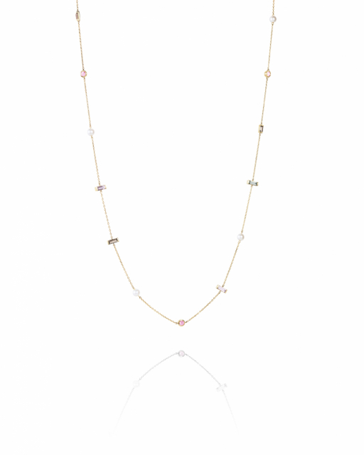 Dreams & Pearls Flow Halskjede Gull