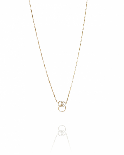 Bubbles & Stars Halskjede Gull