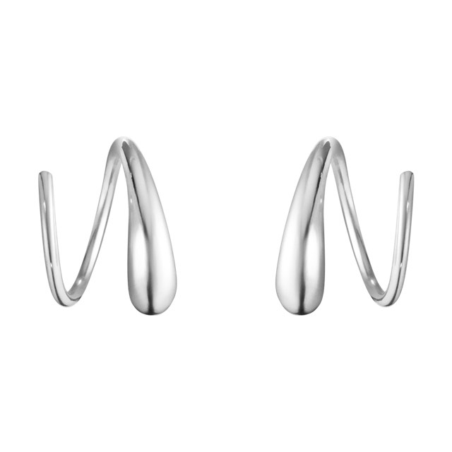 MERCY SWIRL Øreringer Sølv