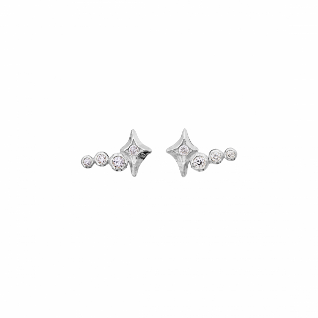 Minna Earrings Silver