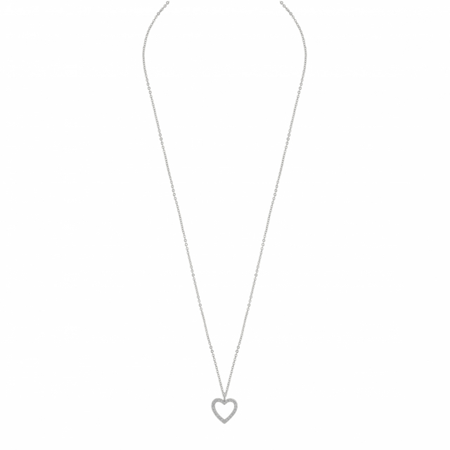 Valentina pendant Halskjede 42 Sølv