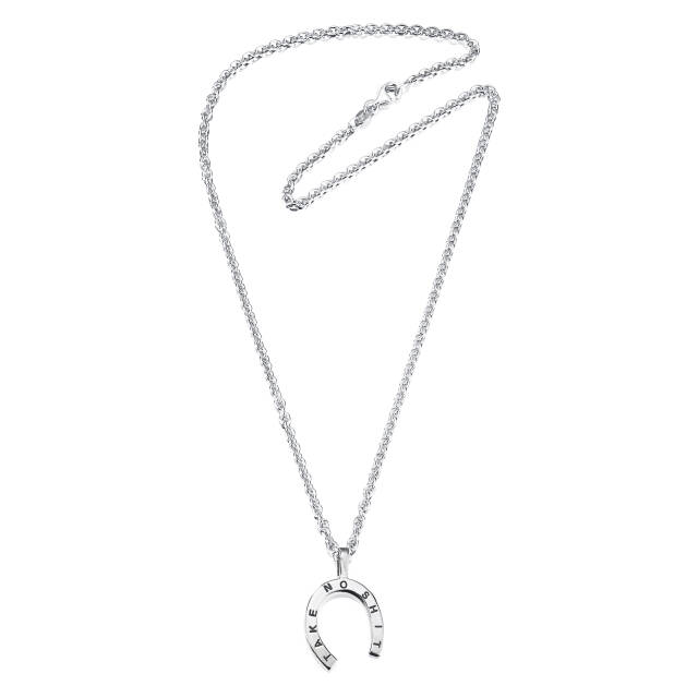 Take No Shit - Large Anheng Sølv