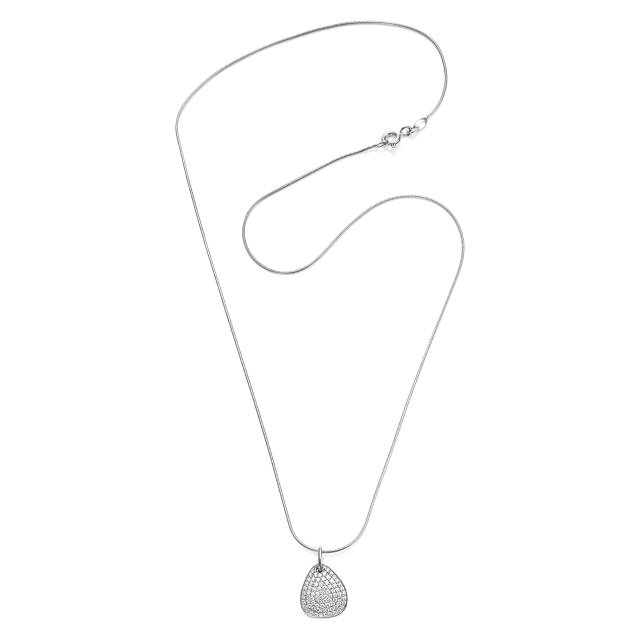 Little Rose Petal & Stars Anheng Hvitt gull