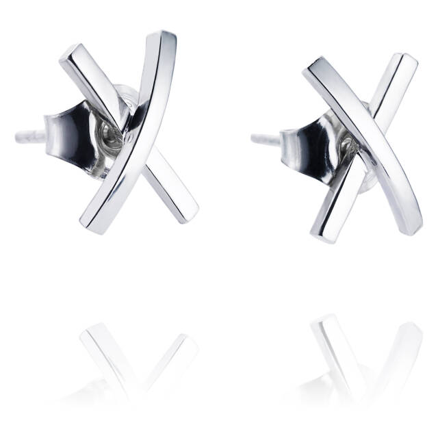 Kisses For Ears Øreringer Sølv