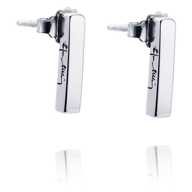 Little Thin Øreringer Sølv