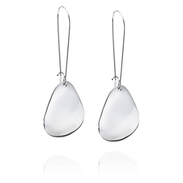 Little Rose Petal Øreringer Sølv