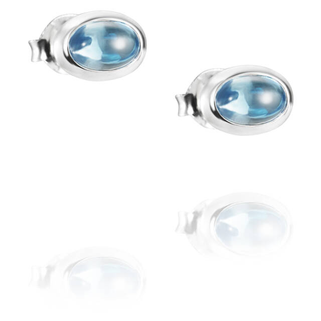 Love Bead Sølv - Topaz Øreringer Sølv