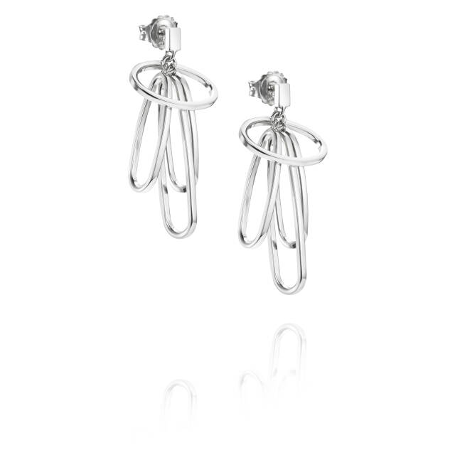 Whirlwind Øreringer Sølv