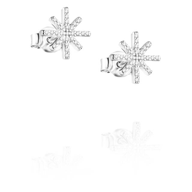 Beam & Stars Øreringer Sølv