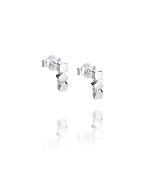 Dice twice Earrings Silver