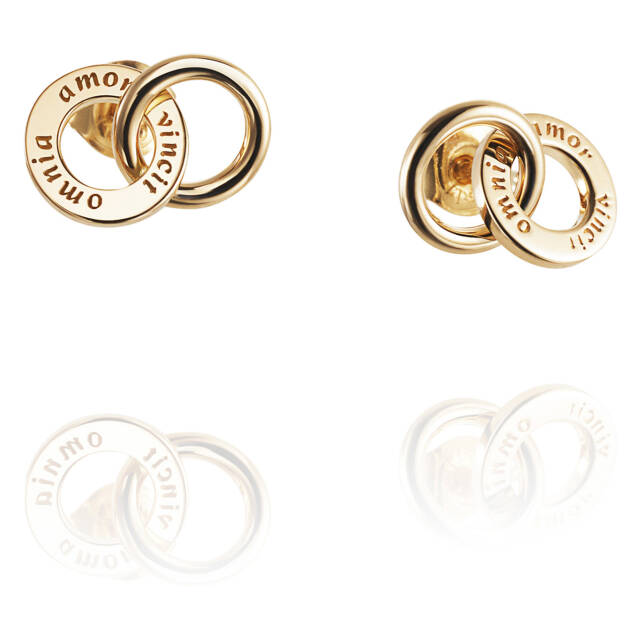 Mini Twosome Øreringer Gull