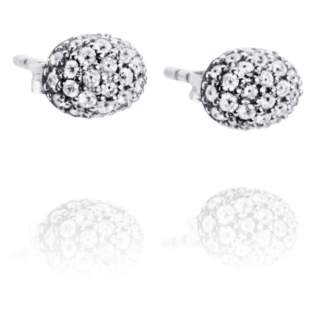 Love Bead - Diamonds Øreringer Hvitt gull