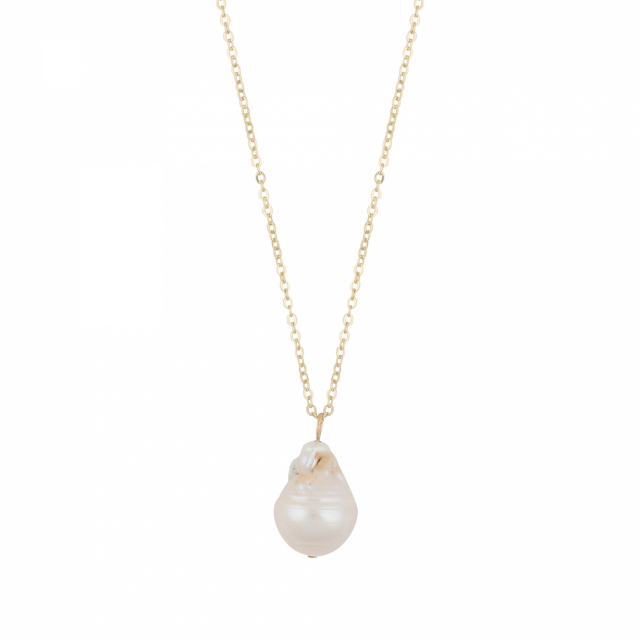 Florence pearl pendant Halskjede 45 Gull