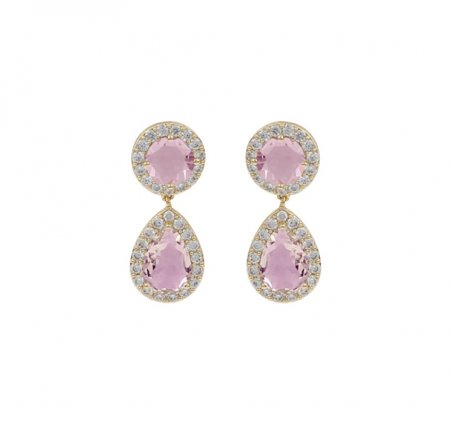 Louisiana short Øreringer Gull