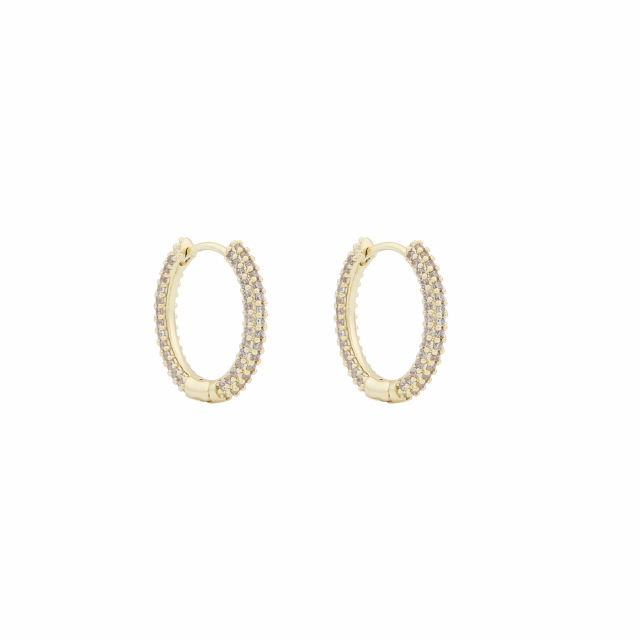 North ring ear 18mm Gold/clear-Onesize