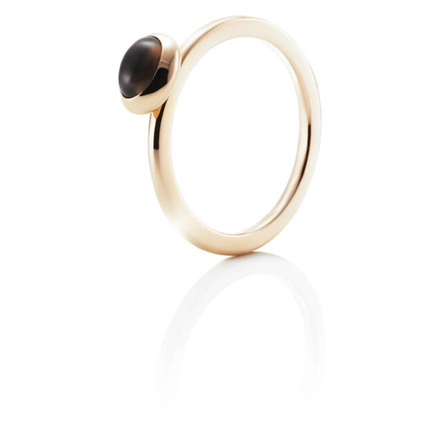 Love Bead - Smokey Quartz Ring Gull