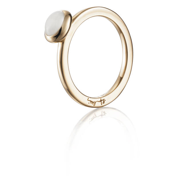 Love Bead - Moonstone Ring Gull
