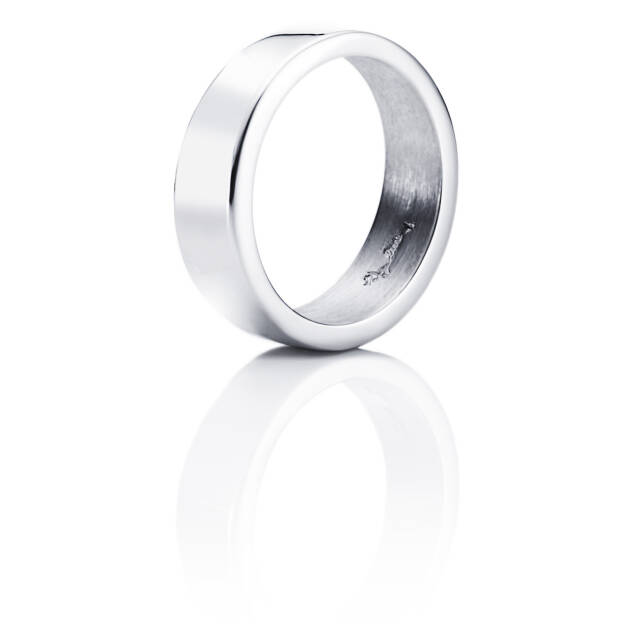 Irregular Ring Hvitt gull