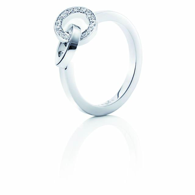 You & Me Ring Hvitt gull