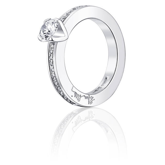 Heart To Heart 0.50 ct diamant Ring Hvitt gull