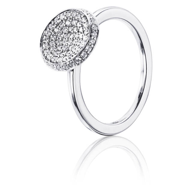 Love Bowl Ring Hvitt gull