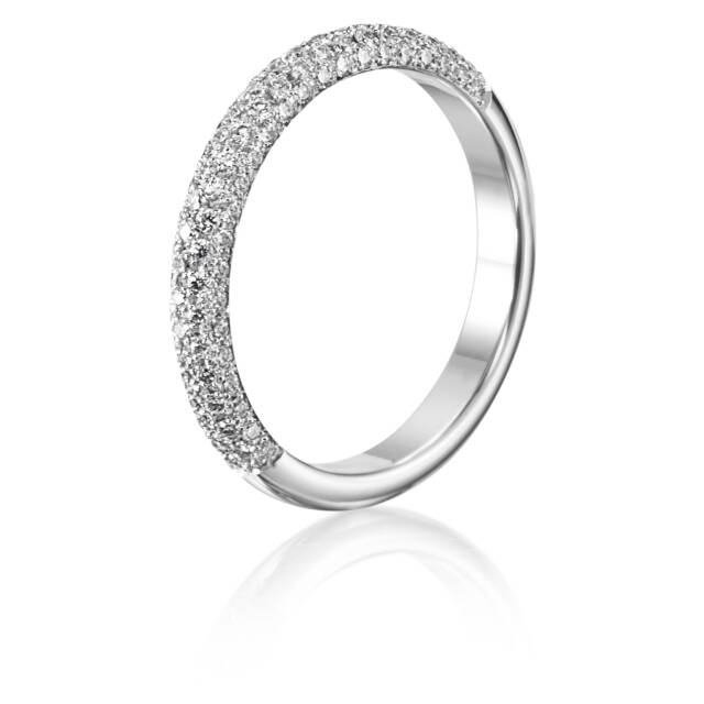 Thousand Stars Ring Hvitt gull