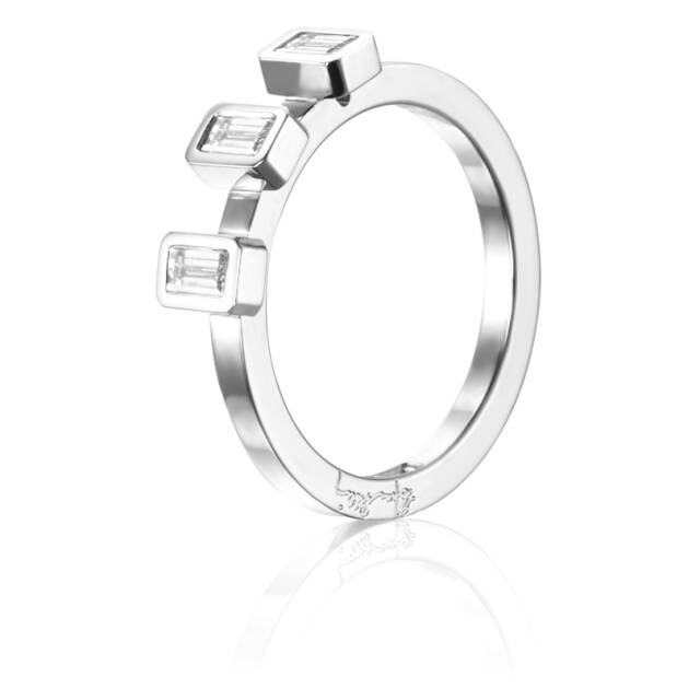 Baguette Wedding 0.30 ct diamant Ring Hvitt gull