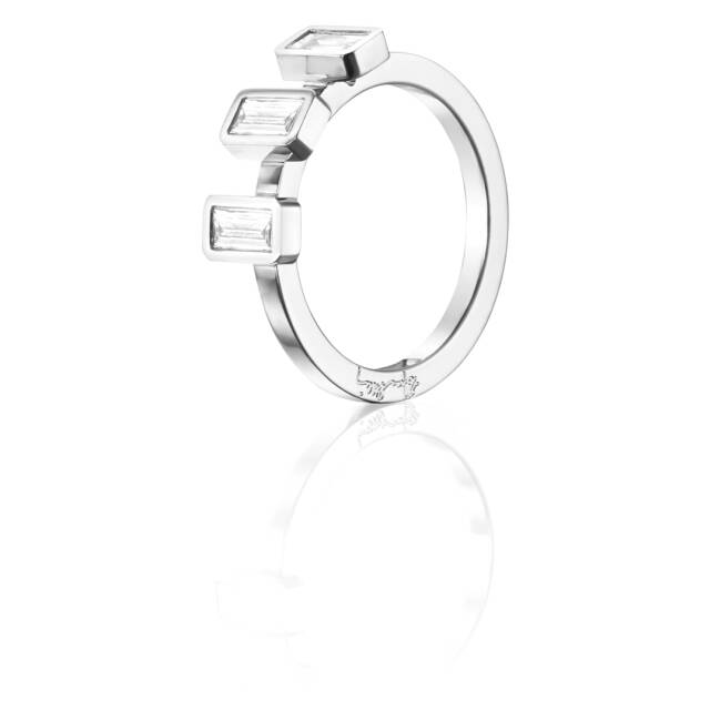 Baguette Wedding 0.60 ct diamant Ring Hvitt gull