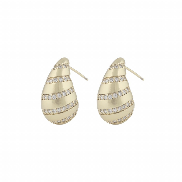 Yenni stone small ear gold