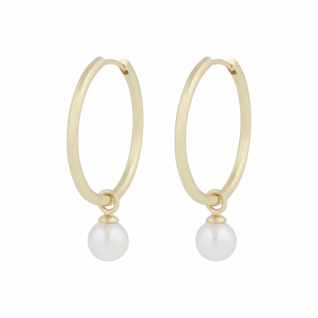 Karan pendant ring Earrings Gold