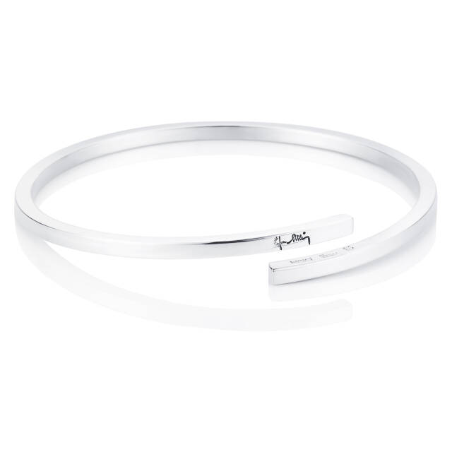 Twist Around Cuff Armbånd Sølv