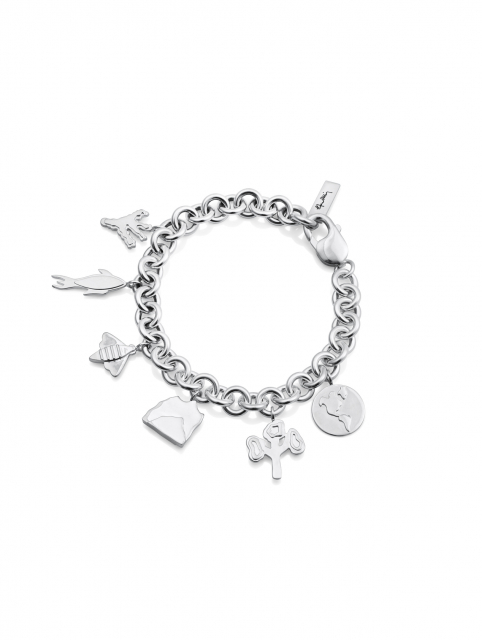 Save The Earth Armbånd Sølv