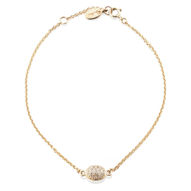 Love Bead Armbånd Gull 17-19 cm