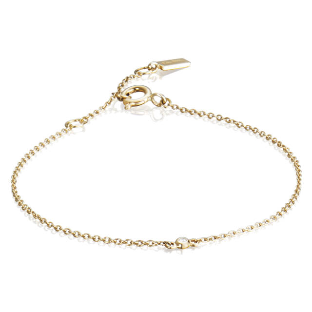 My First Diamond Armbånd Gull