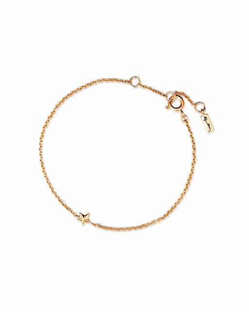 Micro catch a falling star Bracelet Gold