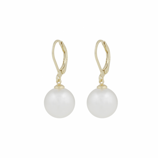 Jackie hook Earrings  12mm Gold