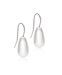 NT Pendant Pearl Drop 15 mm, White