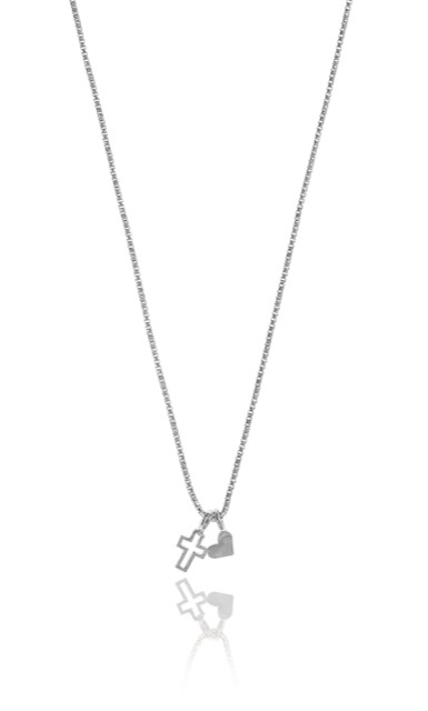 Trust pendant Halskjede Sølv 42-47 cm