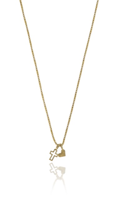 Trust pendant Halskjede Gull 42-47 cm