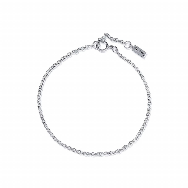 Link Chain 0.5 mm Armbånd Sølv