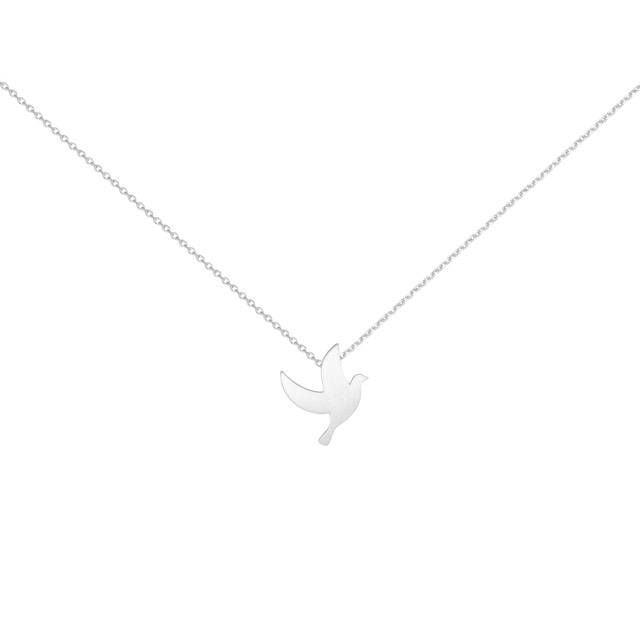 Peace neck Sølv 40-45 cm